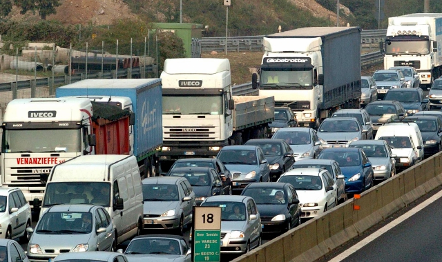 Mattinata di code sull’Autolaghi (foto Archvio)