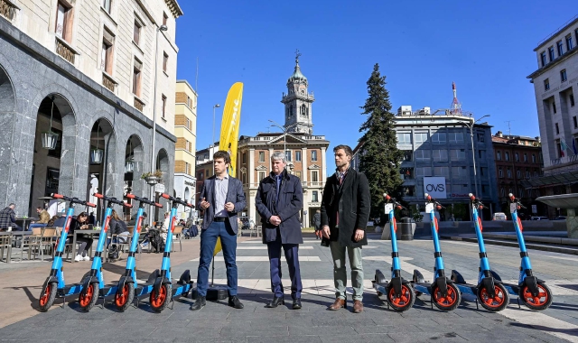 Il debutto un mese fa dei monopattini elettrici a noleggio