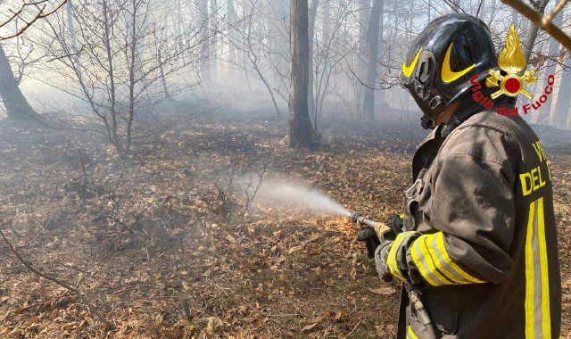 L’intervento dei vigili del fuoco