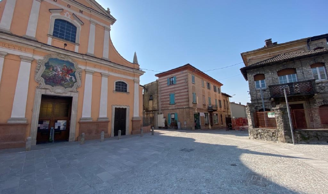 I lavori di riqualificazione hanno interessato l’area davanti alla chiesa
