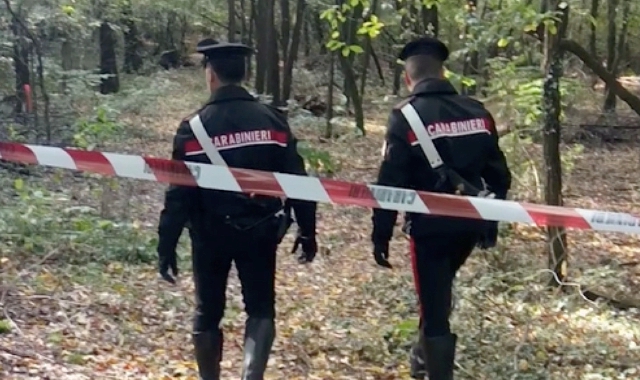 Cadavere nel bosco a Rescaldina