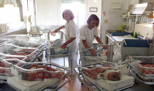 Una nursery (foto Archivio)