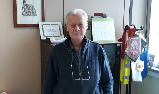 Mauro Cerutti, 72 anni, tenta di riconquistare la poltrona di primo cittadino di Ferno (foto Redazione)