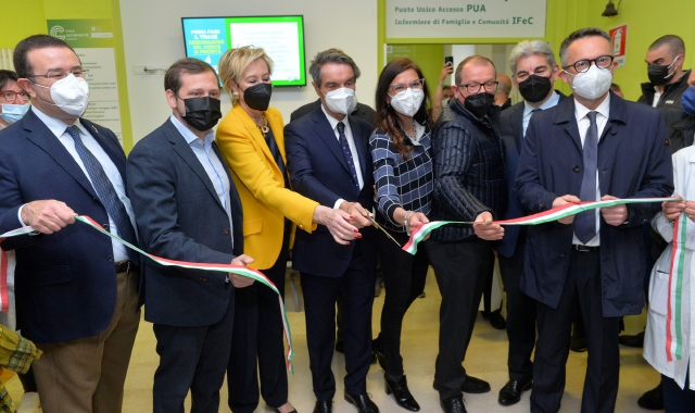L’inaugurazione della Casa della Comunità di Tradate (foto Blitz)