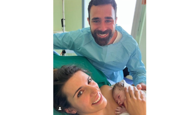 Valbuzzi con moglie e figlio (foto Redazione)
