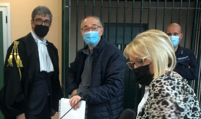 Giuseppe Agrati durante il processo di primo grado (foto Archivio)