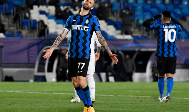 Marcelo Brozovic sconsolato (foto Ansa)