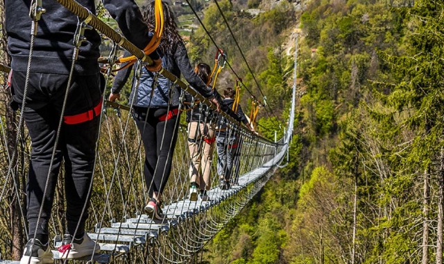 Il ponte tibetano più lungo al mondo