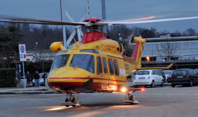 Sono intervenuti l’elisoccorso e le ambulanze del 118 (foto Archivio)