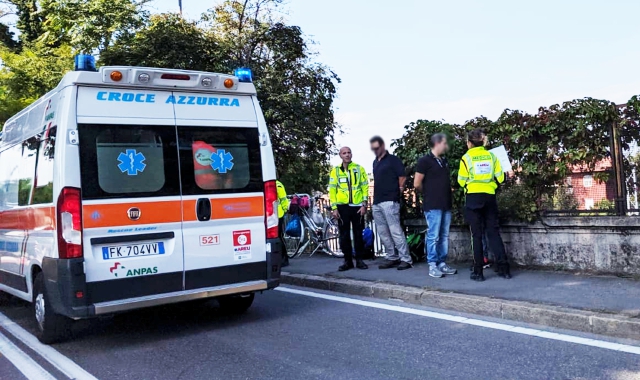Un altro incidente in via Volonterio (Archivio)