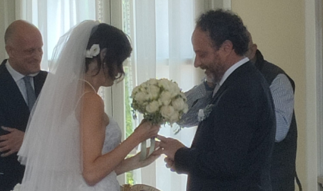 Luigi e Stefania, fiori d’arancio a Palazzo Estense