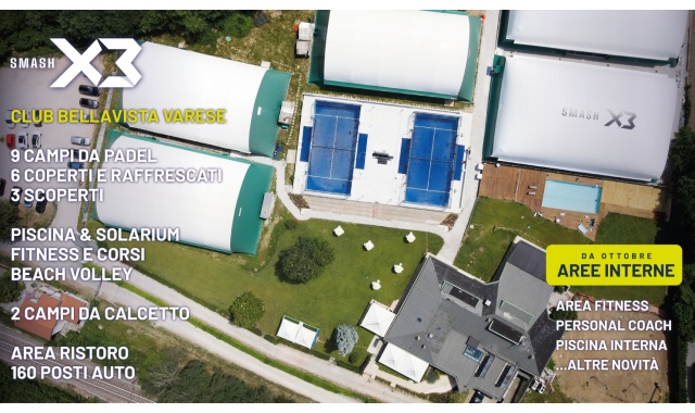 Al Bellavista di Gazzada Schianno nasce il centro padel più importante della provincia 2