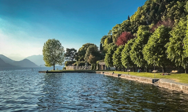 Il tratto di lago davanti a Arolo di Leggiuno