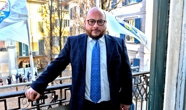 Marco Bordonaro, attuale commissario della Lega di Varese, annuncia il congresso per settembre (foto Blitz)