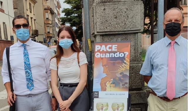 L’attività religiosa dei Testimoni di Geova è tornata nei luoghi pubblici a Varese