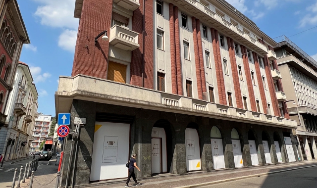 L’edificio tra via Vittorio Veneto e via Bagaini che viene chiamato Palazzo Bernascone(foto Blitz)