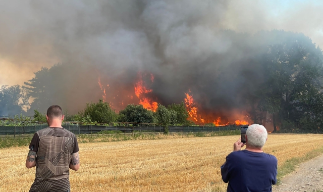 Un altro incendio: allarme a Saronno