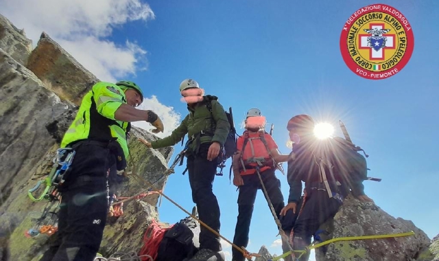 Cade sul Pizzo Andolla, soccorso alpinista