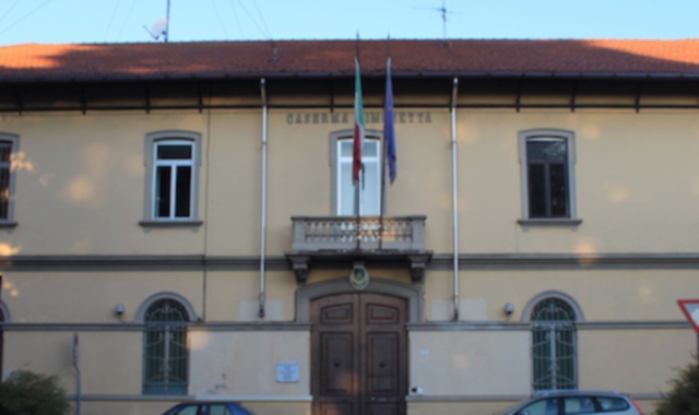 La caserma della Guardia di Finanza di Verbania