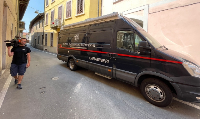 L’arrivo questa mattina a Malnate del Ris di Parma (foto Blitz)