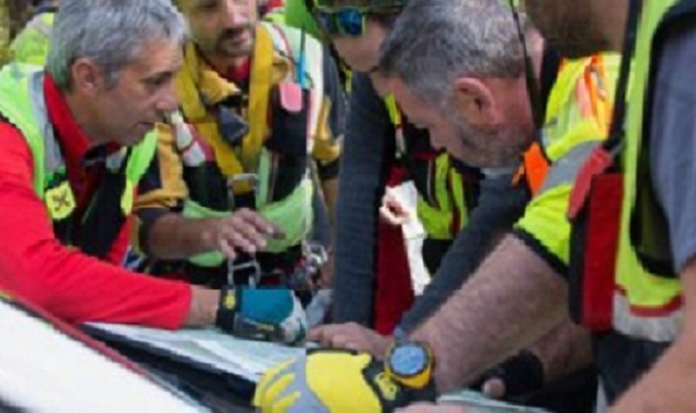 Il soccorso alpino all’opera in Val Vigezzo (foto Redazione)