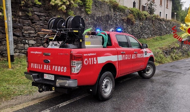 Uno dei mezzi usati per salvare i escursionisti (foto Redazione)