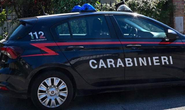 Intervento dei carabinieri a Gorla Maggiore (foto Archivio)