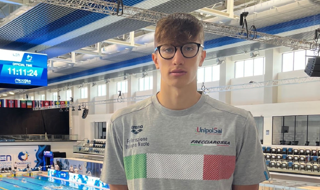 Francesco Lazzari ha centrato la finale dei 100 stile libero, la gara regina dei Mondiali di Nuoto juniores 