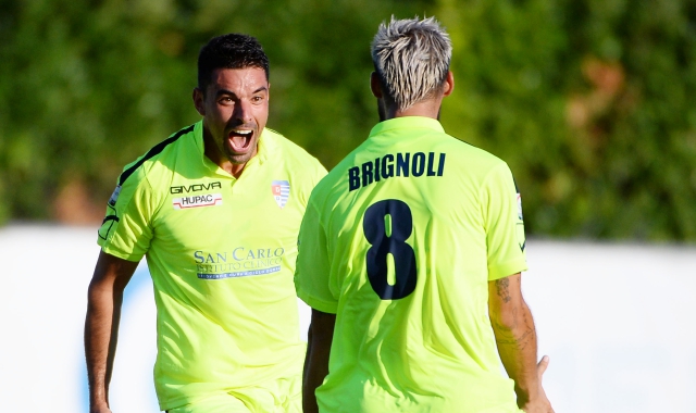 La gioia di Andrea Boffelli dopo il gol (foto Italiamedia)