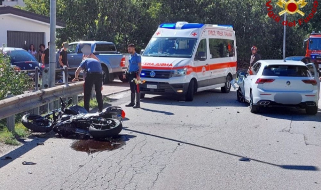 L’incidente avvenuto a Crevoladossola (foto Marco De Ambrosis)
