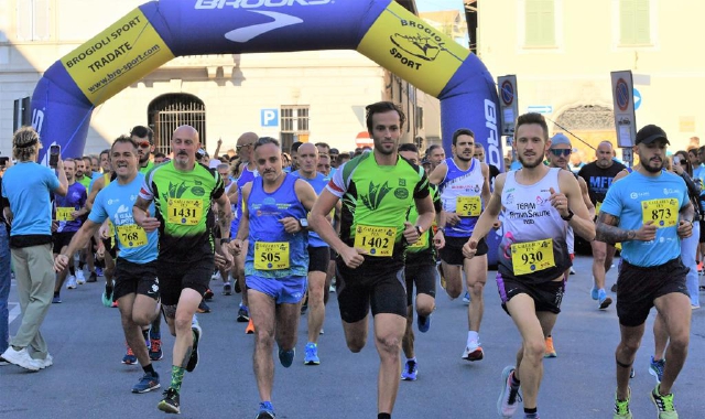 La partenza della GallaRunTen (foto Archivio)
