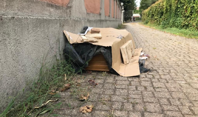 Bara “parcheggiata” nel vialetto: sconcerto a Saronno