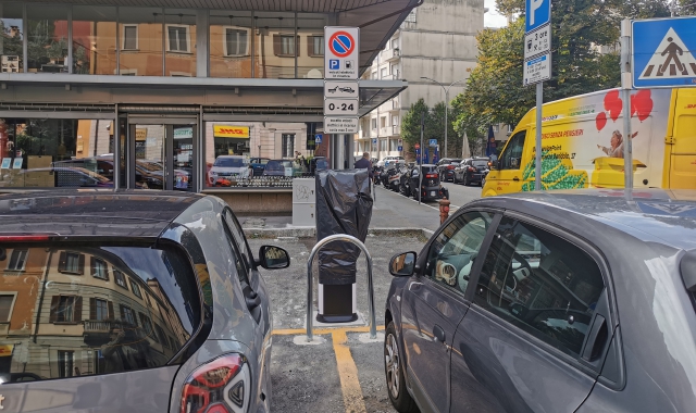 I nuovi stalli per le auto elettriche