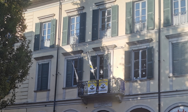 La sede della Lega in piazza Podestà