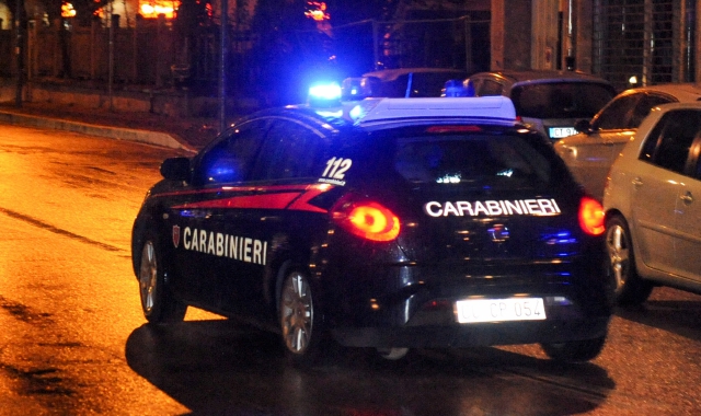 I carabinieri hanno arrestato il cliente della transgender (foto Archivio)