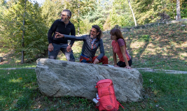 Outodoor School, nasce il distaccamento varesino: da sinistra Claudio Crotta, Marco Tosi, Alice Mometti (foto Camillo Balossini)