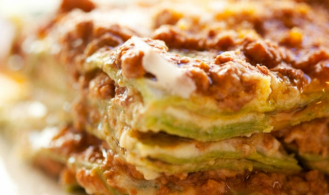 Una lasagna (foto Archivio)