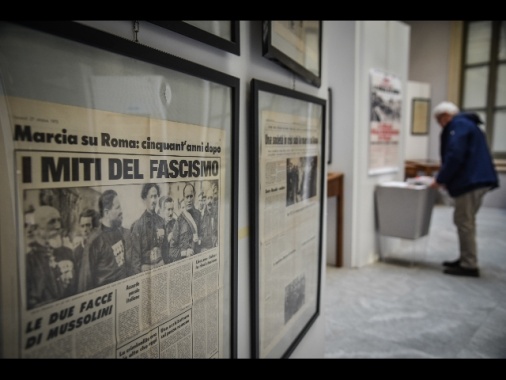A Roma manifesti per celebrare Marcia su Roma, subito rimossi