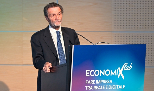 Il presidente di Regione Lombardia Attilio Fontana (foto Archivio)