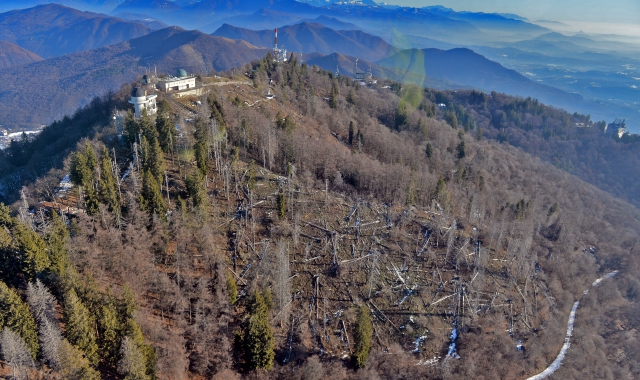 Varese, chiuso il sentiero per il Forte d’Orino