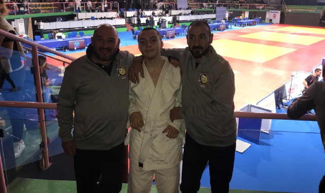 Achille Astorino col presidente Paolo Duco e l’allenatore Giuseppe Campiglio