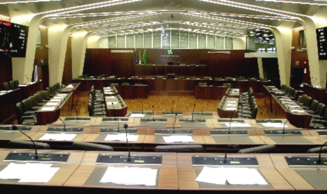 L’aula al Pirellone dove si riunisce il Consiglio regionale