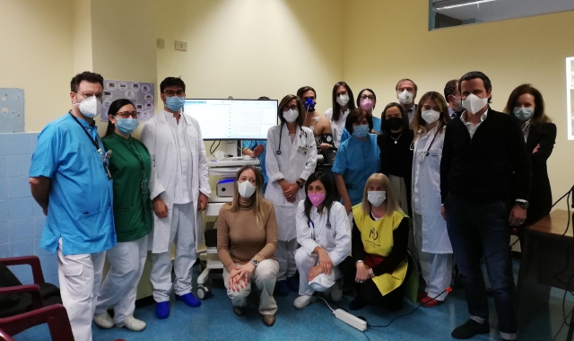 Équipe medica dell’ospedale Del Ponte (foto redazione)