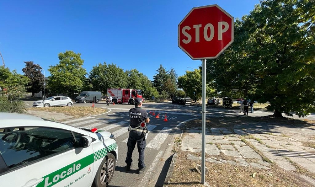 L’incrocio teatro del tragico incidente del settembre scorso (foto Redazione)