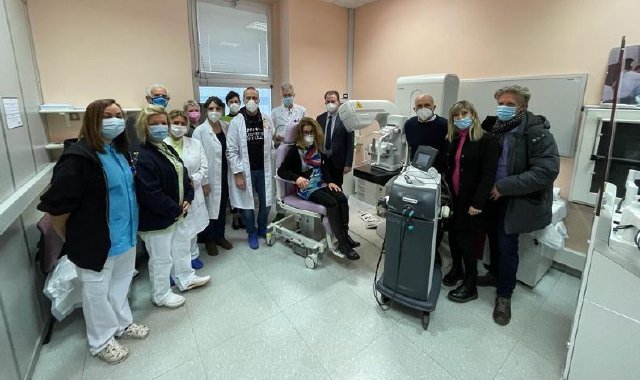 Presentazione della nuova apparecchiatura (foto redazione)