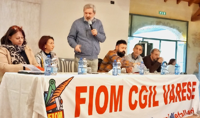 Fiom di Varese, Cartosio confermato segretario