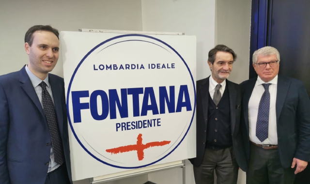 Lombardia, ecco la lista Fontana presidente