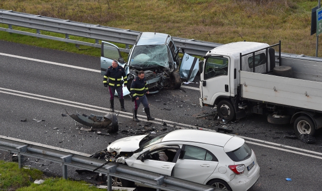 L’incidente mortale avvenuto a Marcallo con Casone (Pubblifoto - Walter Todaro)