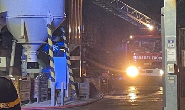 L’intervento dei vigili del fuoco