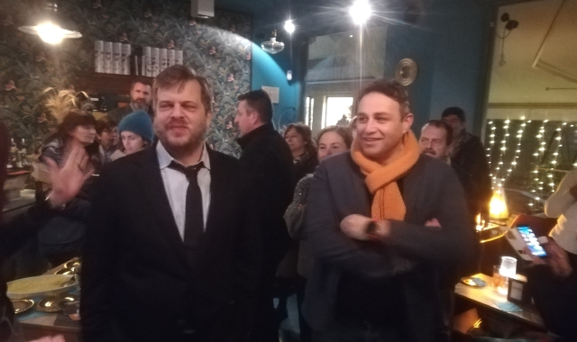 Il candidato presidente Pierfrancesco Majorino ha fatto tappa a Gallarate. Sotto, con Samuele Astuti